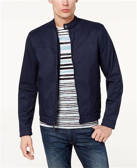 michael kors men's racer jacket ggogle|Michael Kors men's racer jacket.